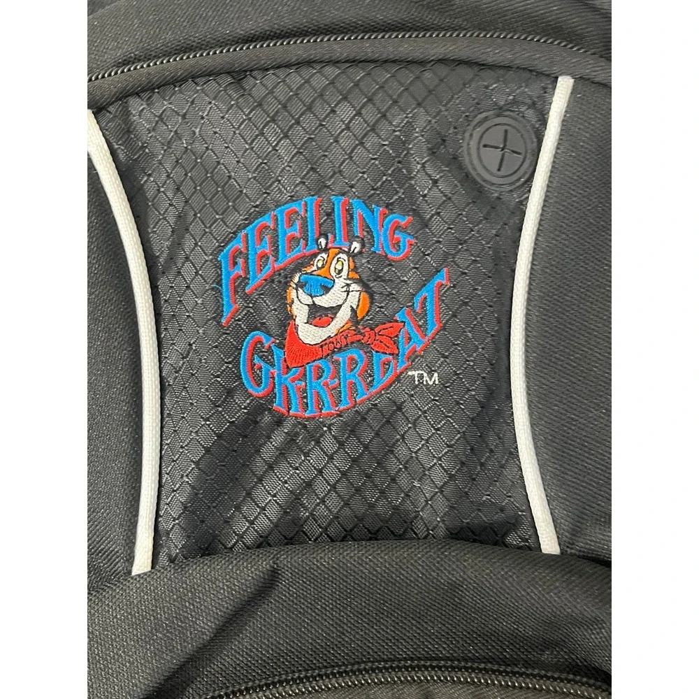 Kelloggs Backpack Black Team USA Olympics Tony The Tiger Laptop Compartment